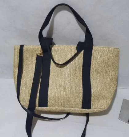 Beg Tangan Pantai Beidge Straw Tahan Lama