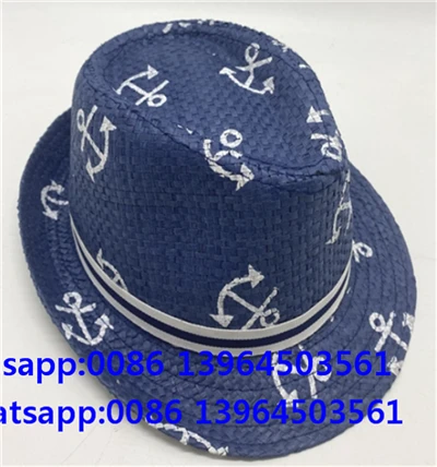 Topi tercetak ternakan ternakan jerami fedora