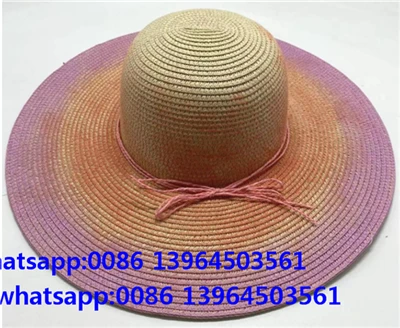 Mencelup Wanita Sun Shade Straw Hat
