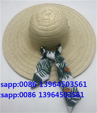Wanita musim panas topi kertas jerami sunhat
