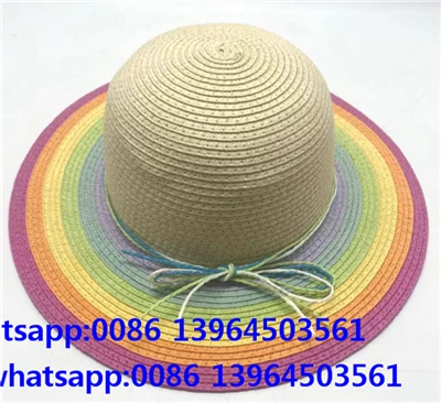 Topi Pantai Musim Panas Kertas Jerami Untuk Perempuan