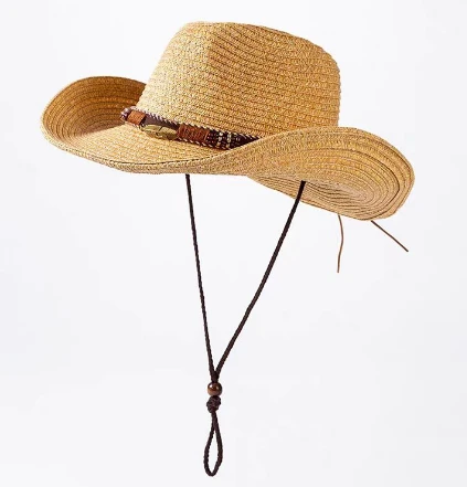Topi Pantai Jerami Lelaki Bertepi Lebar