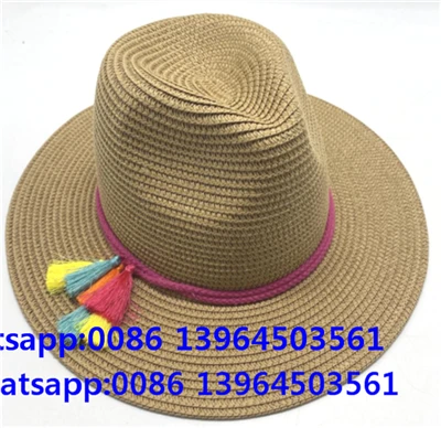 Topi jerami cowgirl jazz musim panas