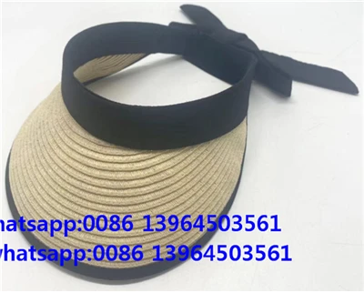 Topi visor luas cap wanita perlindungan uv