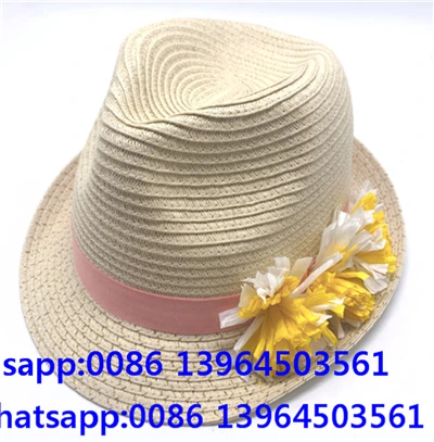 Topi Bernafas Gadis&Kanak Buatan Tangan Dengan Bunga