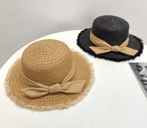 Topi Matahari Pantai Bowknot Paper