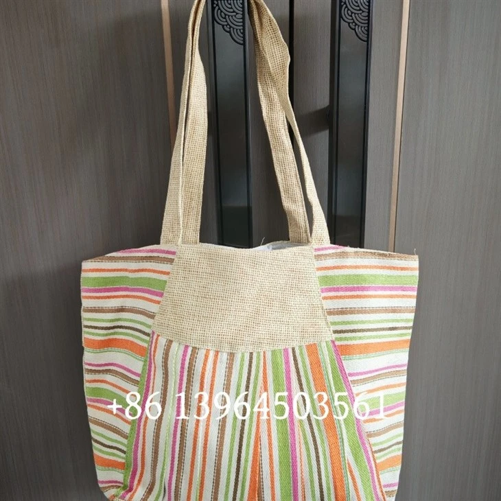 Beg Tangan Tangan Kertas Jerami untuk Gadis