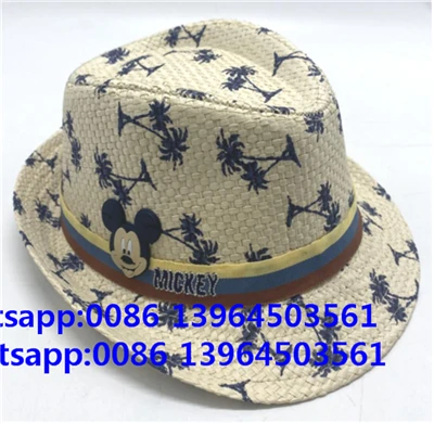 Pokok Kelapa Topi Jerami Kertas Bernafas