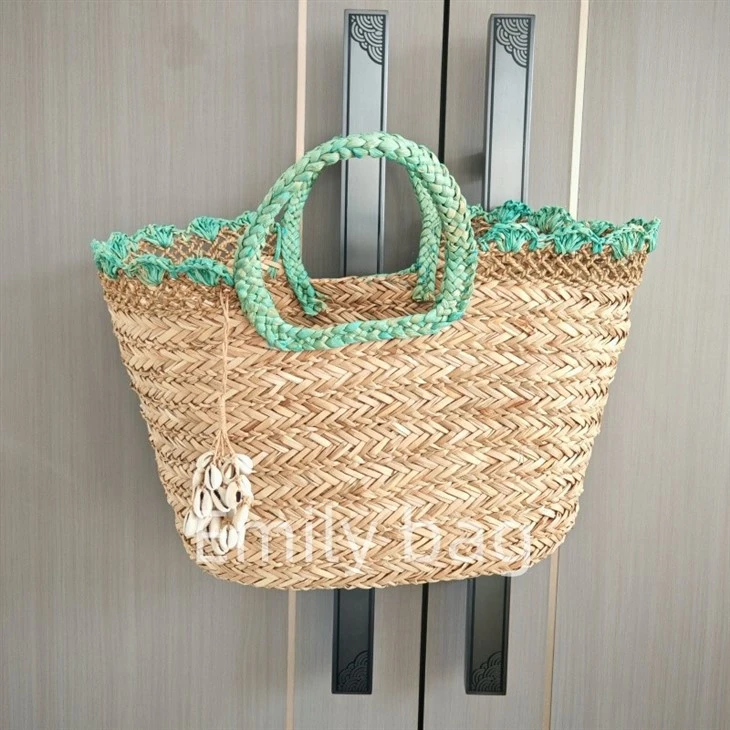Beg tangan rumput tenunan tangan