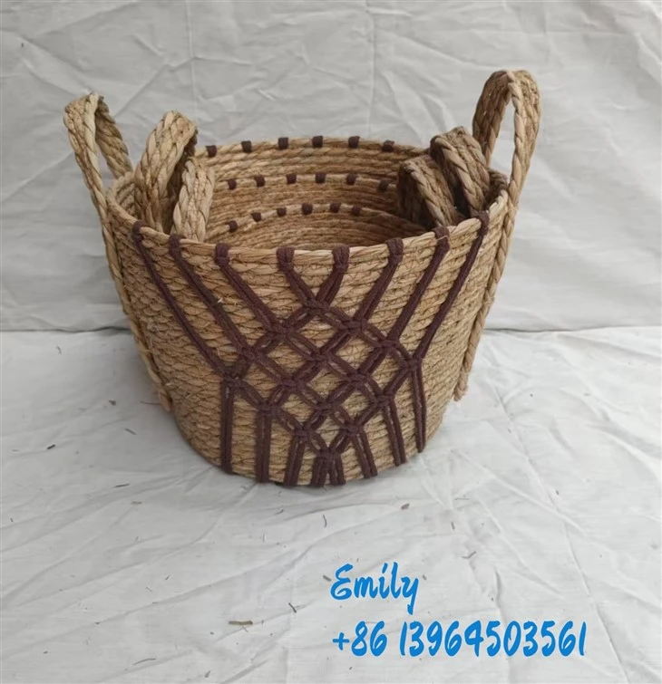 Bakul Penyimpanan Seagrass Tangan