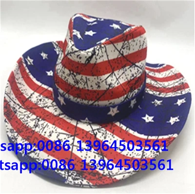 Topi Jerami Lelaki Barat Buatan Tangan Uniseks