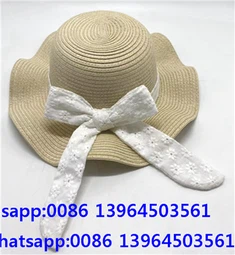 Topi Pantai Ikatan Simpul Lady Straw