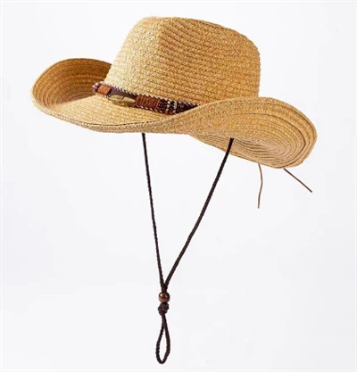 Topi Pantai Jerami Lelaki Bertepi Lebar