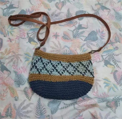 Beg Wanita Crossbody Paper Crochet