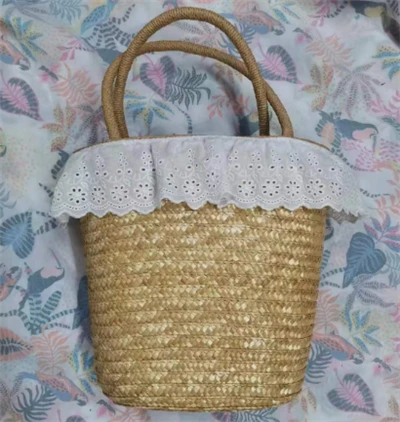 Beg Tangan Wanita Gandum Asli Kecil