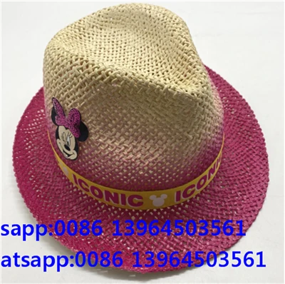 Topi matahari merah jambu merah mawar