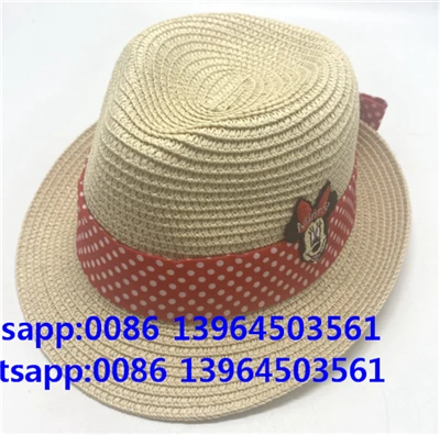 Aksesori Kain Jerami Bayi Topi Kanak-Kanak