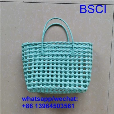 Beg Tote Anyaman Plastik