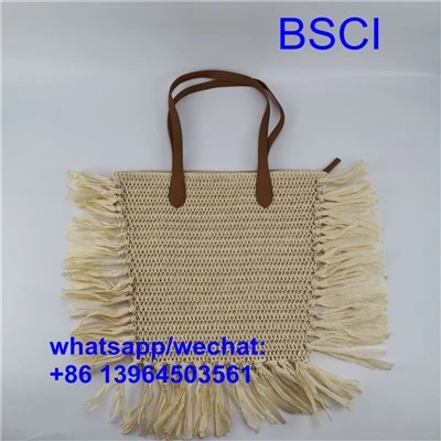 Beg Pantai Straw Musim Panas